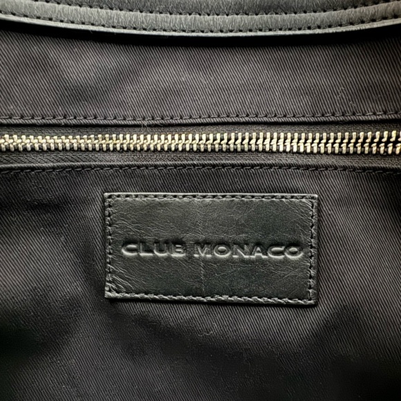 Vintage Club Monaco Leather Top Handle Bag - Picture 5 of 8